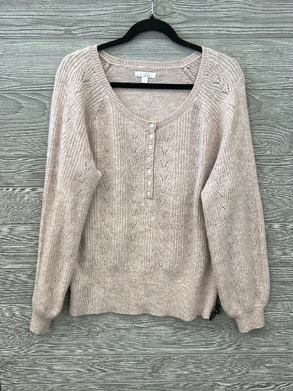 Sweater By Lc Lauren Conrad In Pink, Size: L