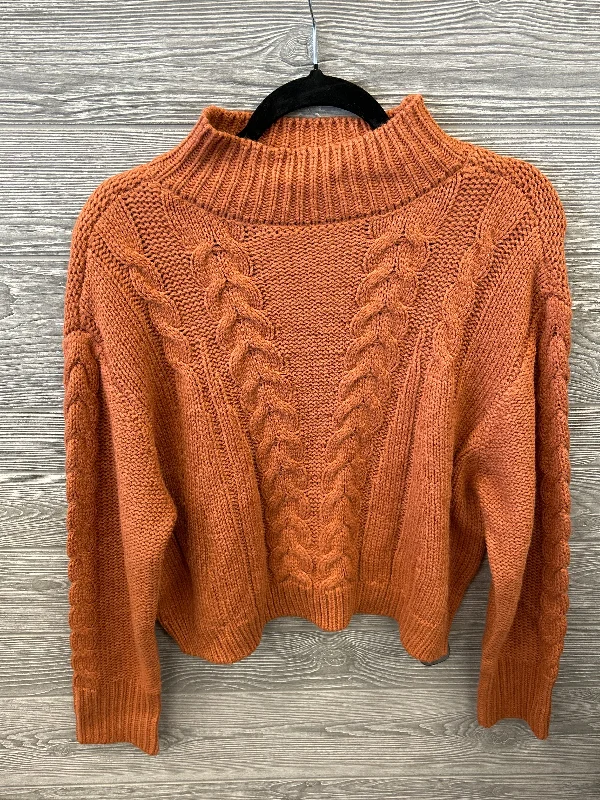 Sweater By Clothes Mentor In Orange, Size: Xl