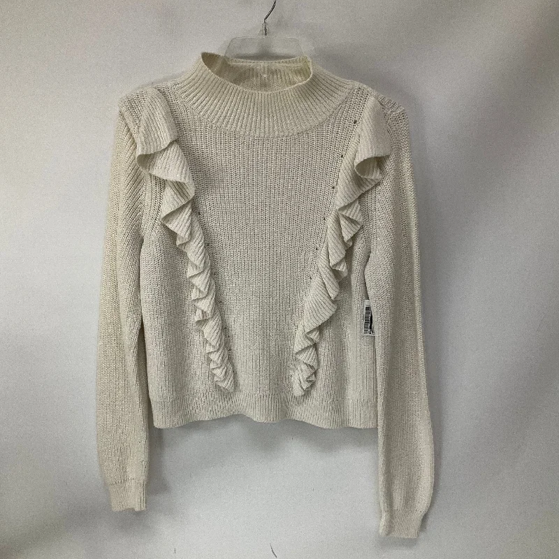 Sweater By 525 In White, Size: M