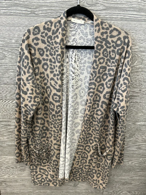 Sweater By Clothes Mentor In Animal Print, Size: Xl