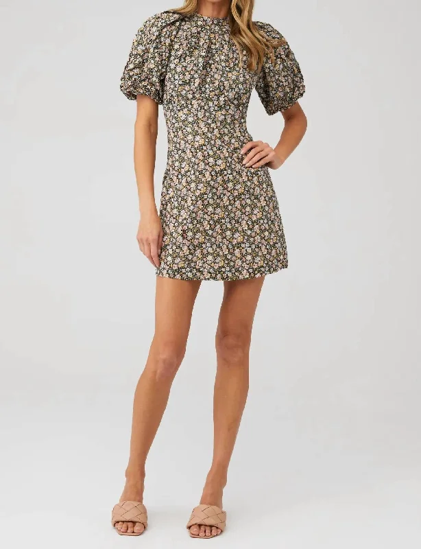 Eclectic Mini Dress In Multi