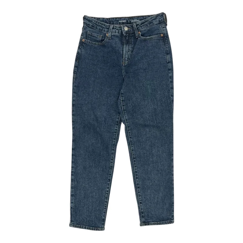 Jeans Straight By Old Navy In Blue Denim, Size:4