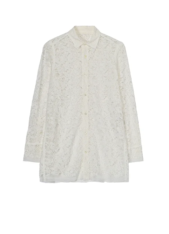 LACE REGULAR COLLAR BLOUSE