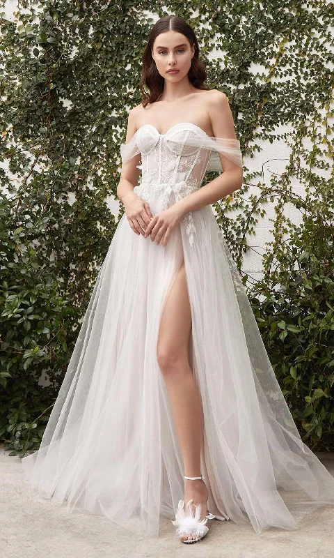 Andrea and Leo - A1036W Applique Corset Bridal Gown