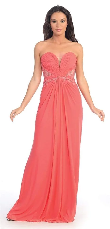 Elizabeth K - GL2016 Embroidered Sweetheart A-Line Dress