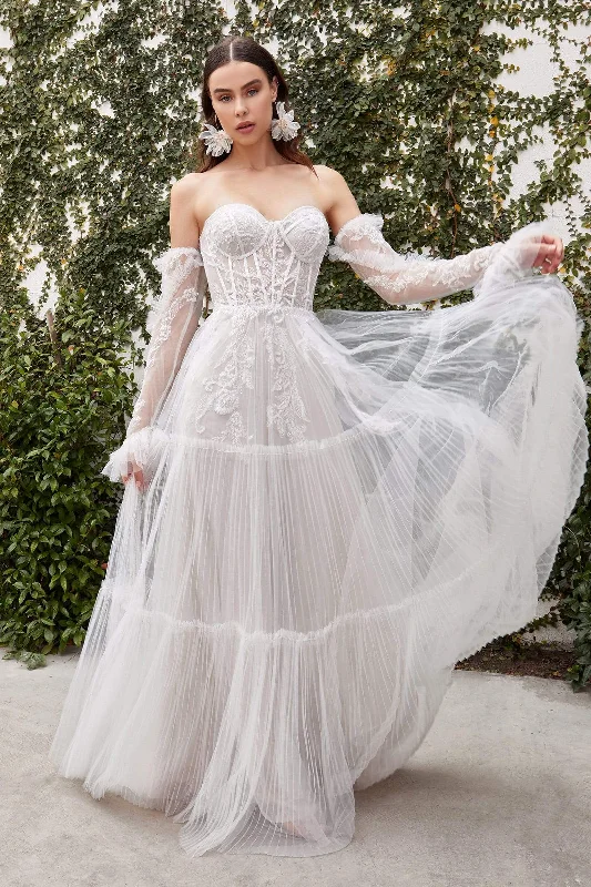 Andrea and Leo - A1037W Embroidered Sweetheart Bridal Gown