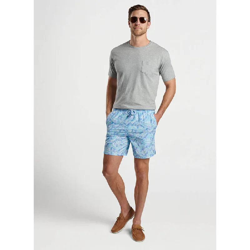 Peter Millar 7-Inch Grace Bay Botanical Swim Trunks - Seaglass