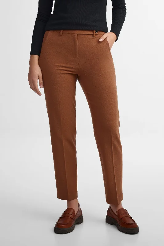 Pantalon taille haute jambe fuselée - Femme