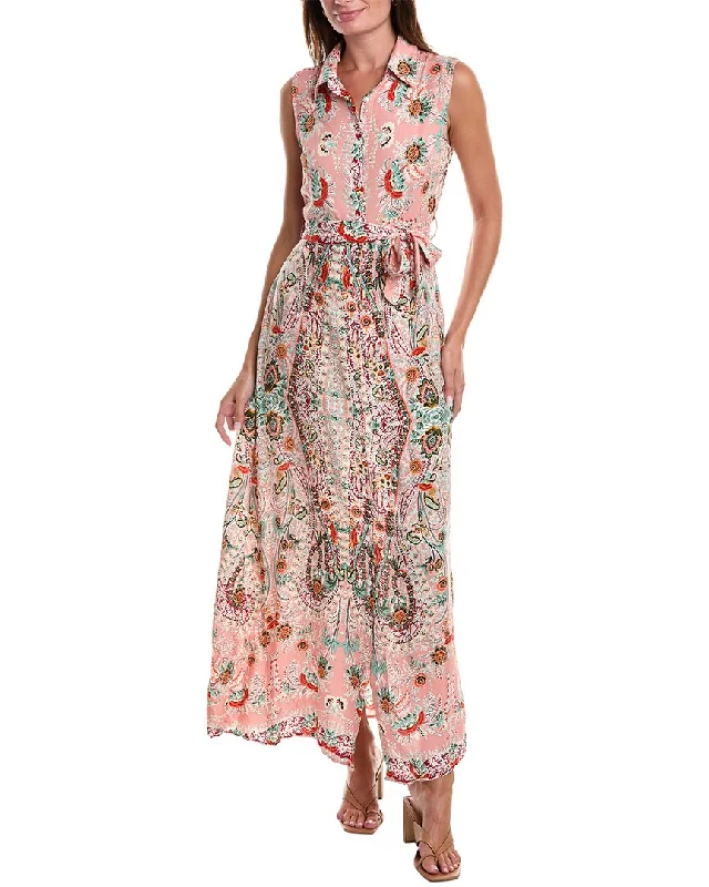 ANNA KAY Eternity Silk-Blend Maxi Dress