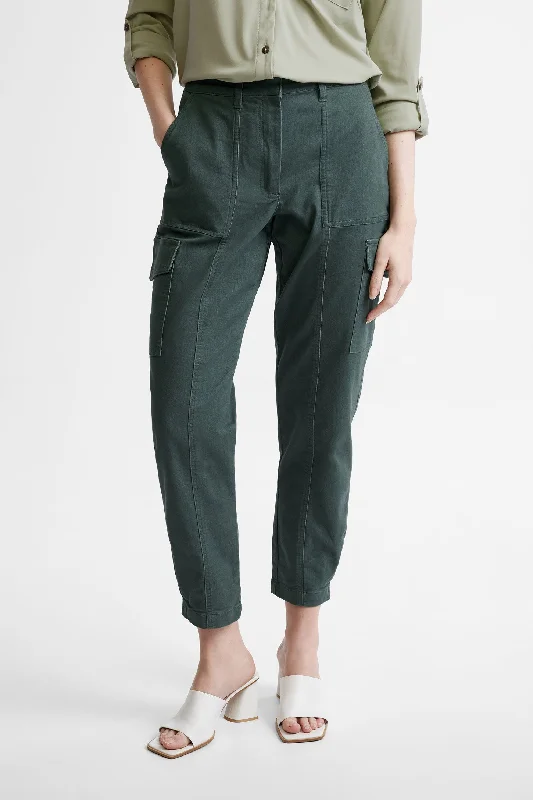 Pantalon cargo coupe semi-ajustée - Femme