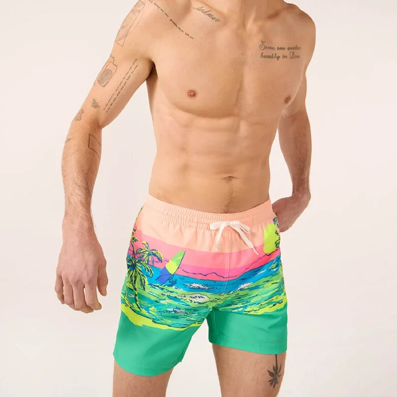 Chubbies 5.5-Inch The Coastals Swim Trunks - Teal