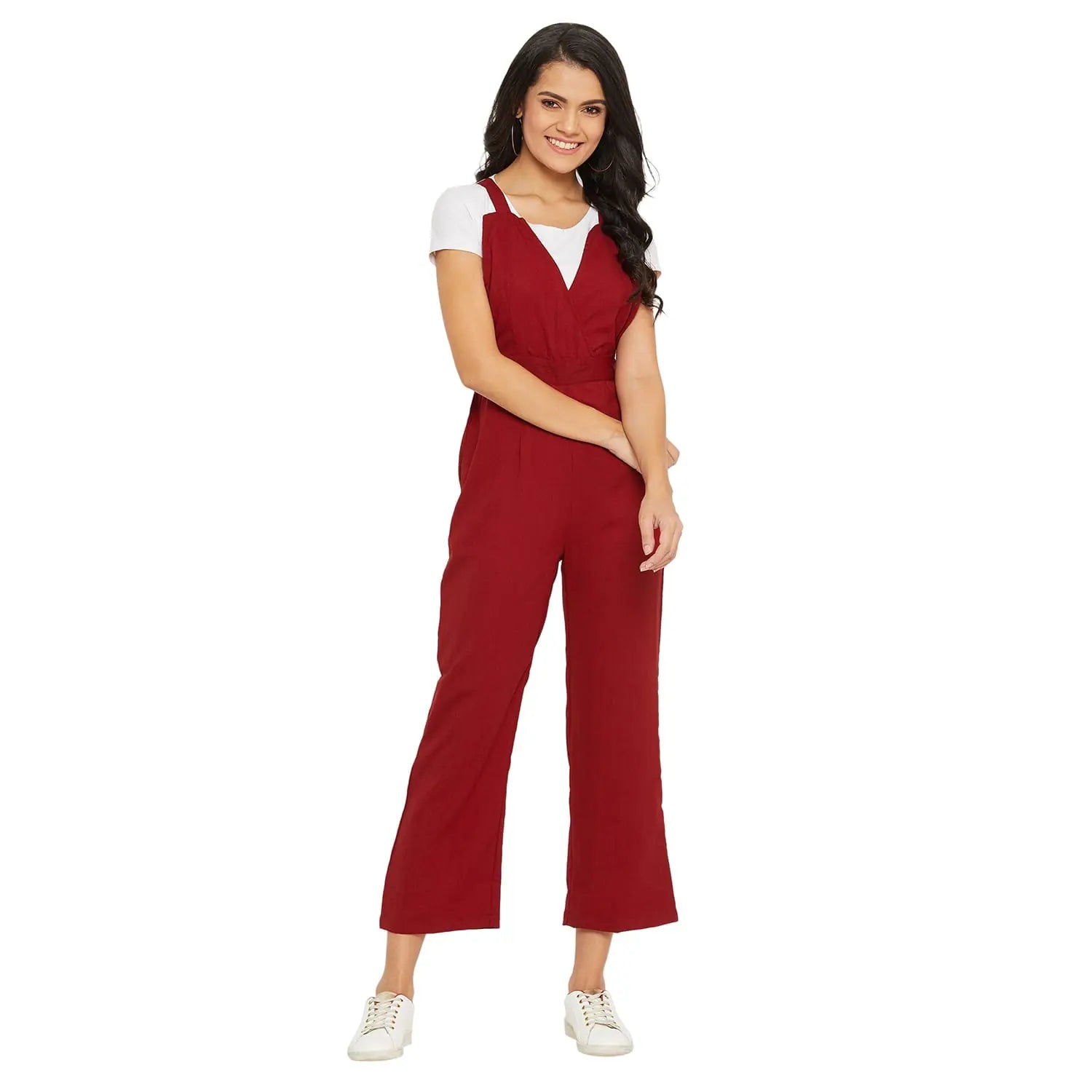 Women Solid Standard Jumpsuits & Sets