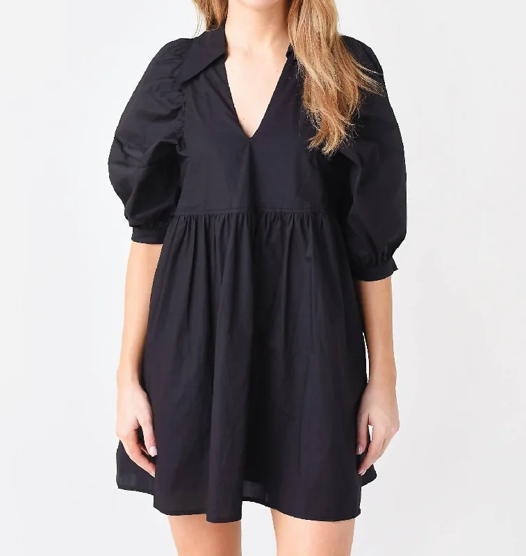 Noah Mini Dress In Black