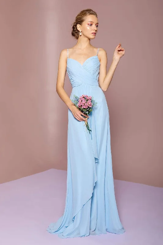 Elizabeth K - GL2666 Shirred Surplice Sweetheart Bodice Gown