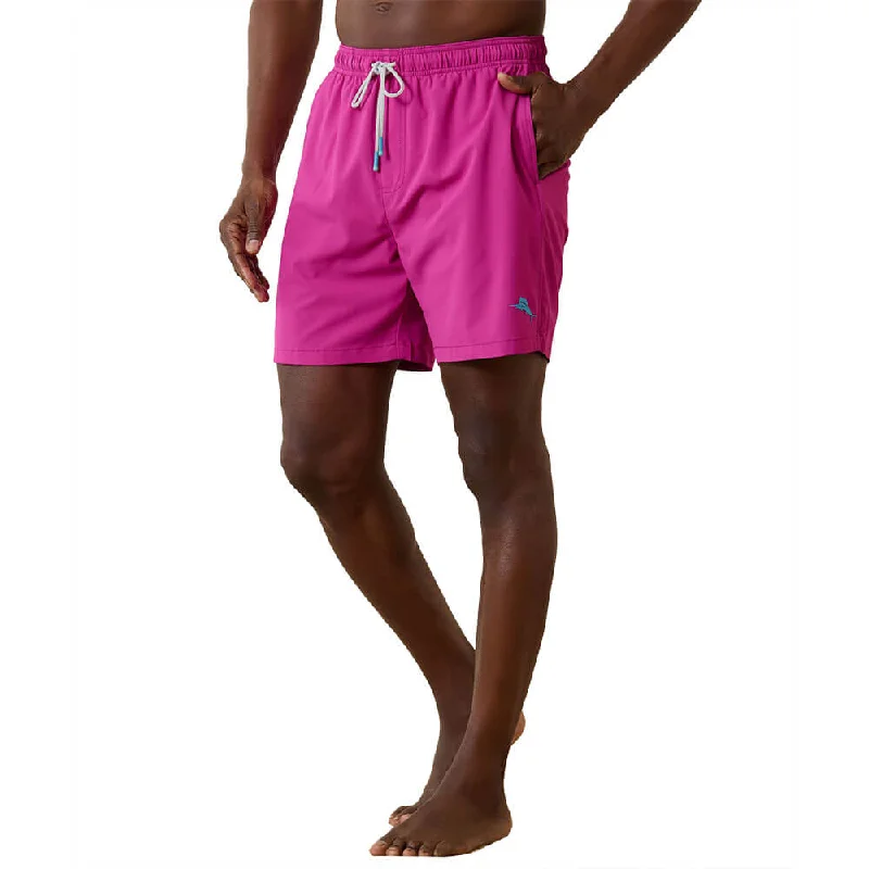 Tommy Bahama 6-Inch Naples Bay Swim Trunks - Fuchsia Red