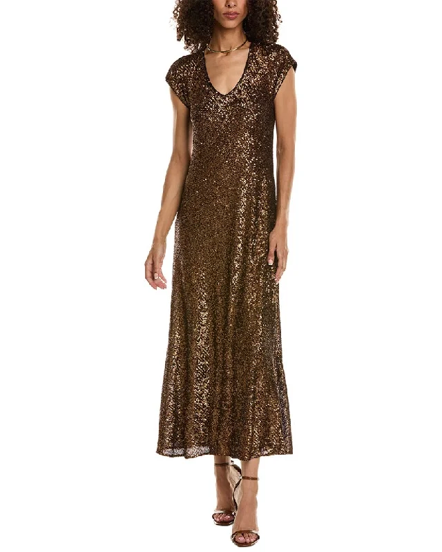 Johnny Was Toto Sequin Maxi Dress