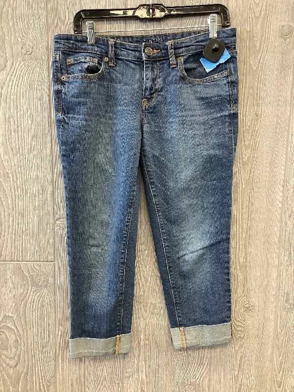 Capris By Gap In Blue Denim, Size: 6