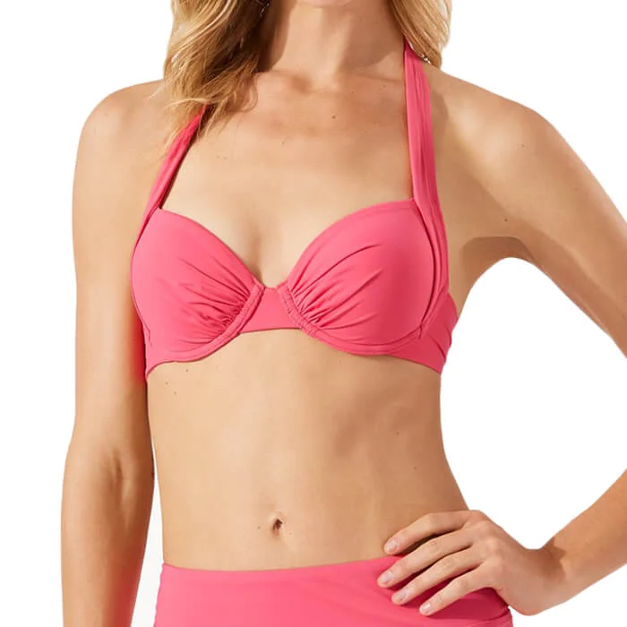 Tommy Bahama Pearl Underwire Full Coverage Bra Top - Coral Coast *