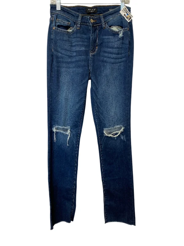 Jeans Straight By Judy Blue In Blue Denim, Size: 6