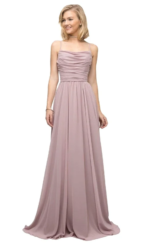 Cinderella Divine - UR136 Sleeveless Empire Waist Chiffon Dress