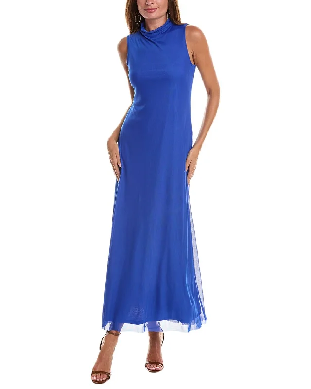 Vince Camuto High-Neck Maxi Dress