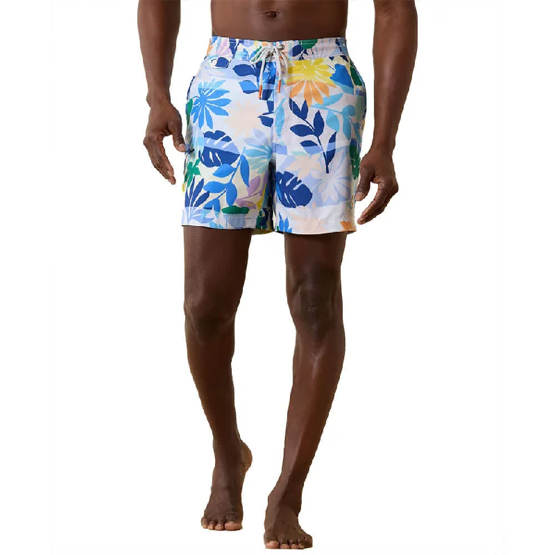 Tommy Bahama 6-Inch Rialto Luau Oasis Swim Trunks - Light Sky