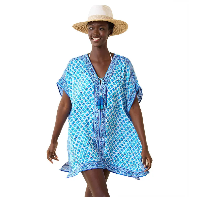 Tommy Bahama Shell Beach Tunic Cover Up - True Turquoise*