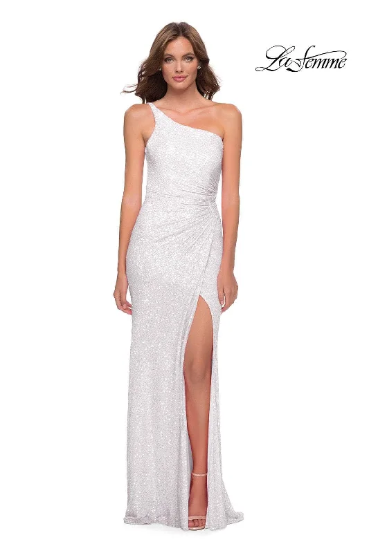 La Femme 29962SC - One Shoulder Sequin Evening Dress