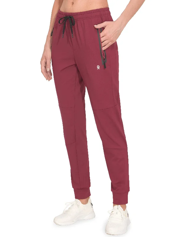 Women's Stretch Drawstring Elastic Cuff Jogging Pants