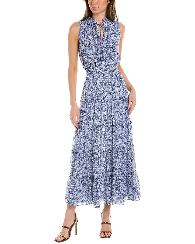 1.STATE Tiered Midi Dress