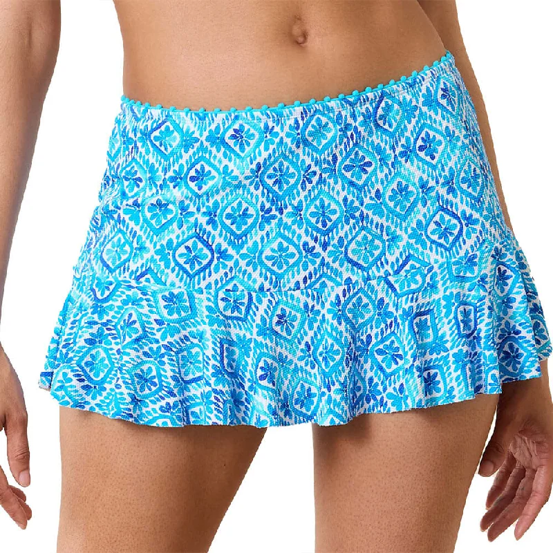 Tommy Bahama Island Cays Shell Skirted Bottom - True Turquoise *