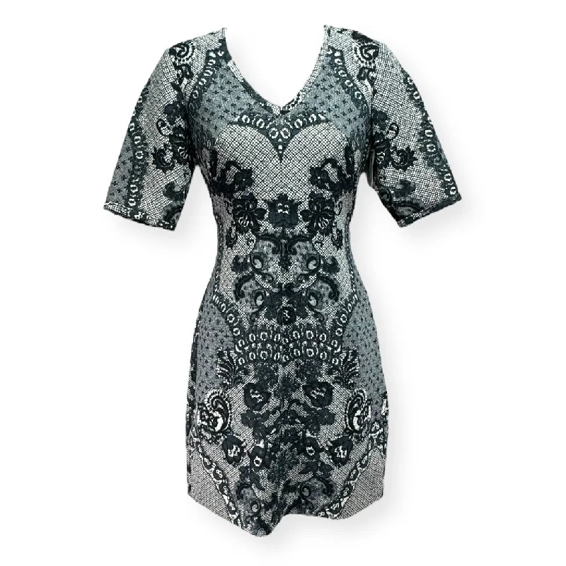 Fleuris Lace Bodycon Dress Yoana Baraschi, Size 2