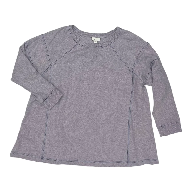 Top Ls By J. Jill In Purple, Size:Xlp